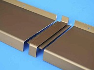 H - Verbindungsstück für Außenfensterbänke in die Ebene