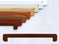 Seitenkunststoffkappen für Holzspanwerkstofffesnterbänke, beiderseitig, Länge 600mm